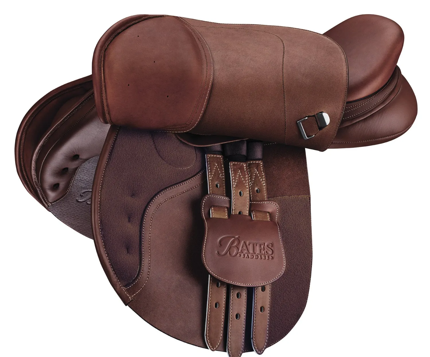 Discount SADDLERY BRANDS INTL Bates Hunter Jumper Saddle Havana