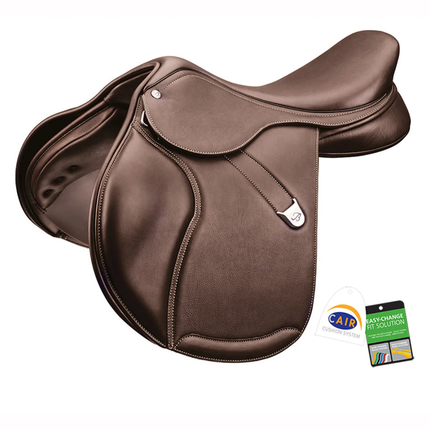 Sale SADDLERY BRANDS INTL Bates Pony Elevation+ Saddle in Luxe Leather with CAIR® Classic Brown