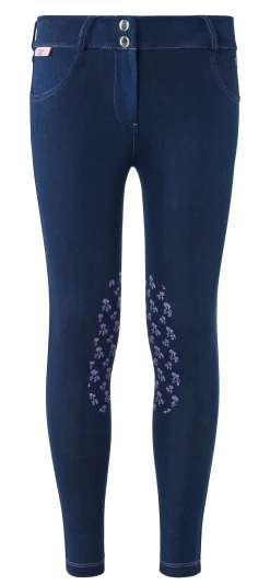Clearance BELLE AND BOW EQSTRN Belle & Bow Equestrian Children’s Riding Jean Blue