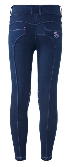 Clearance BELLE AND BOW EQSTRN Belle & Bow Equestrian Children’s Riding Jean Blue
