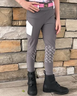 New BELLE AND BOW EQSTRN Belle & Bow Equestrian Children’s Riding Tight
