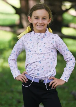 Discount BELLE AND BOW EQSTRN Belle & Bow Equestrian Children’s Long Sleeve Sun Shirt