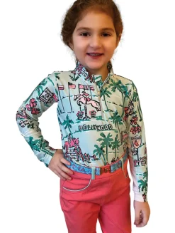 Outlet BELLE AND BOW EQSTRN Belle & Bow Equestrian Children’s Long Sleeve Sun Shirt