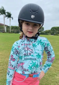 Outlet BELLE AND BOW EQSTRN Belle & Bow Equestrian Children’s Long Sleeve Sun Shirt