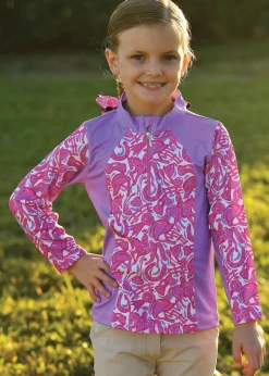 Sale BELLE AND BOW EQSTRN Belle & Bow Equestrian Girls’ Pullover Long-Sleeve Shirt
