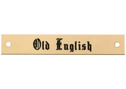 DOVER DROPSHIP Beveled Edge Halter Nameplate - 1 or 2 lines