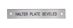New DOVER DROPSHIP Beveled Edge Halter Nameplate - 3 lines