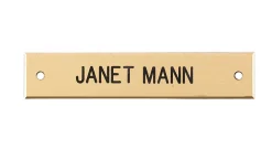 Outlet DOVER DROPSHIP Beveled Edge Saddle Nameplate