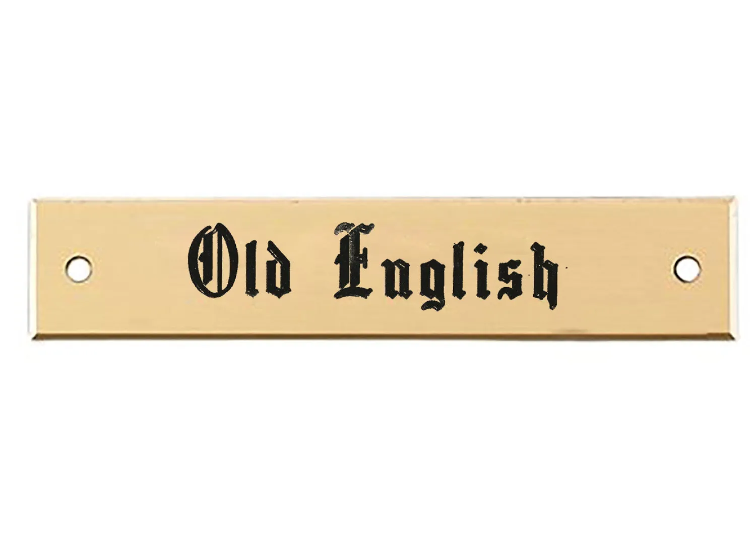 Outlet DOVER DROPSHIP Beveled Edge Saddle Nameplate