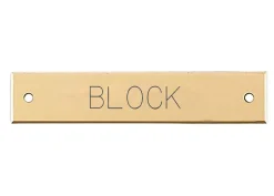Outlet DOVER DROPSHIP Beveled Edge Saddle Nameplate
