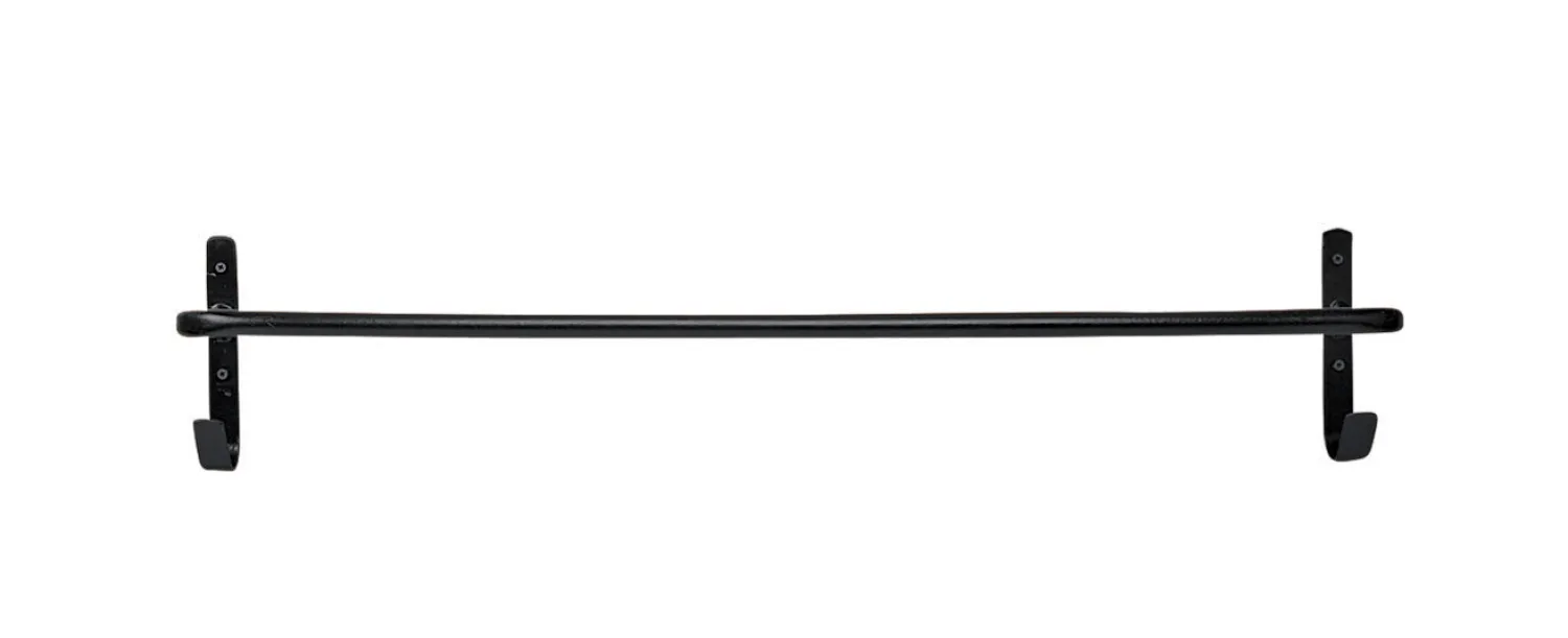 Hot KING YOUNG Blanket Rack with Hooks Black