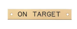 Sale DOVER DROPSHIP Brass Halter Nameplate - 3 lines