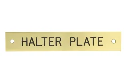 Sale DOVER DROPSHIP Brass Halter Nameplate - 3 lines