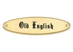 Discount CRW Brass Raised Oval Nameplate