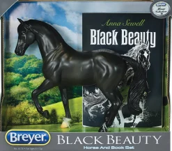 New REEVES INTERNATIONAL Breyer® Classics® Black Beauty Horse and Book Set