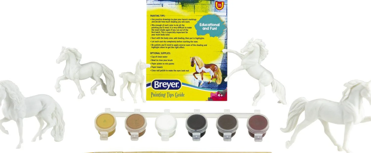 Clearance REEVES INTERNATIONAL Breyer® Colorful Breeds Paint & Play