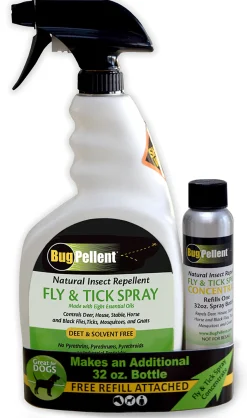 Clearance ERS BugPellent® Natural Fly & Tick Spray Set