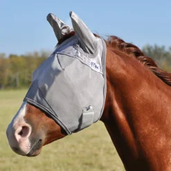 Sale CASHEL COMPANY Cashel® Cool Crusader™ Fly Mask with Ears Grey