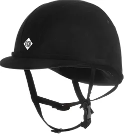 Clearance CHARLES OWEN JR8 Plus Round Fit Helmet Black/Black