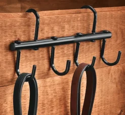 Outlet KING YOUNG Collapsible 4-Hook Tack Rack Black