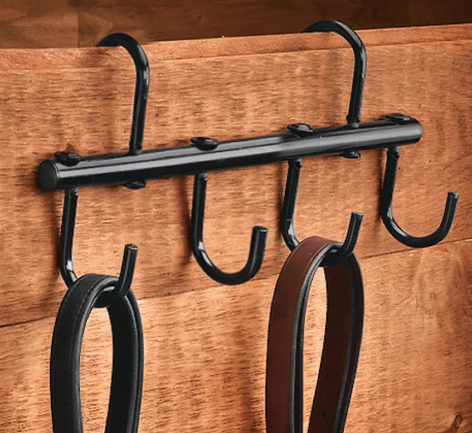 Outlet KING YOUNG Collapsible 4-Hook Tack Rack Black