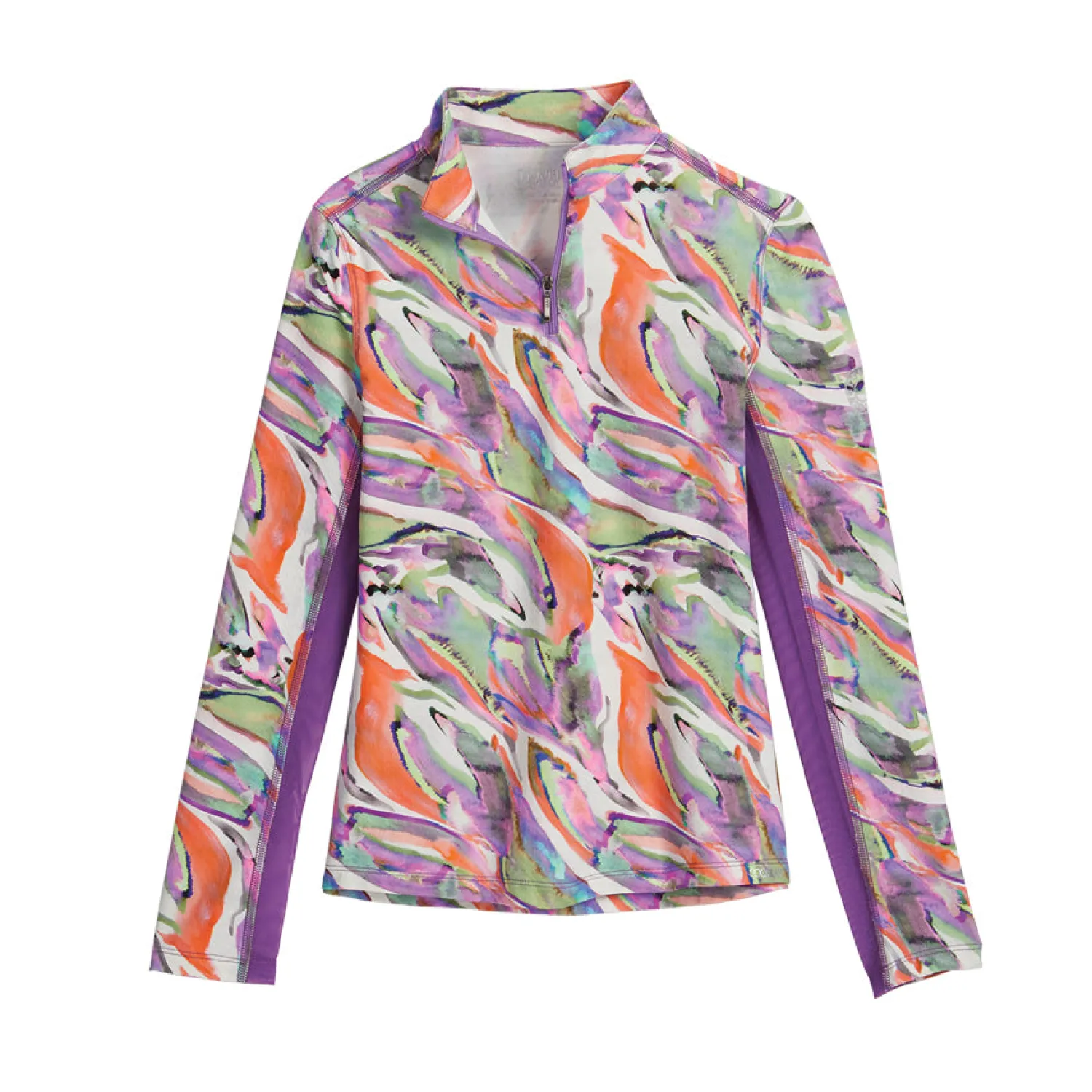 Discount KIRSCH CoolBlast® 100 Kids’ Noma Long Sleeve Print Shirt Watercolor