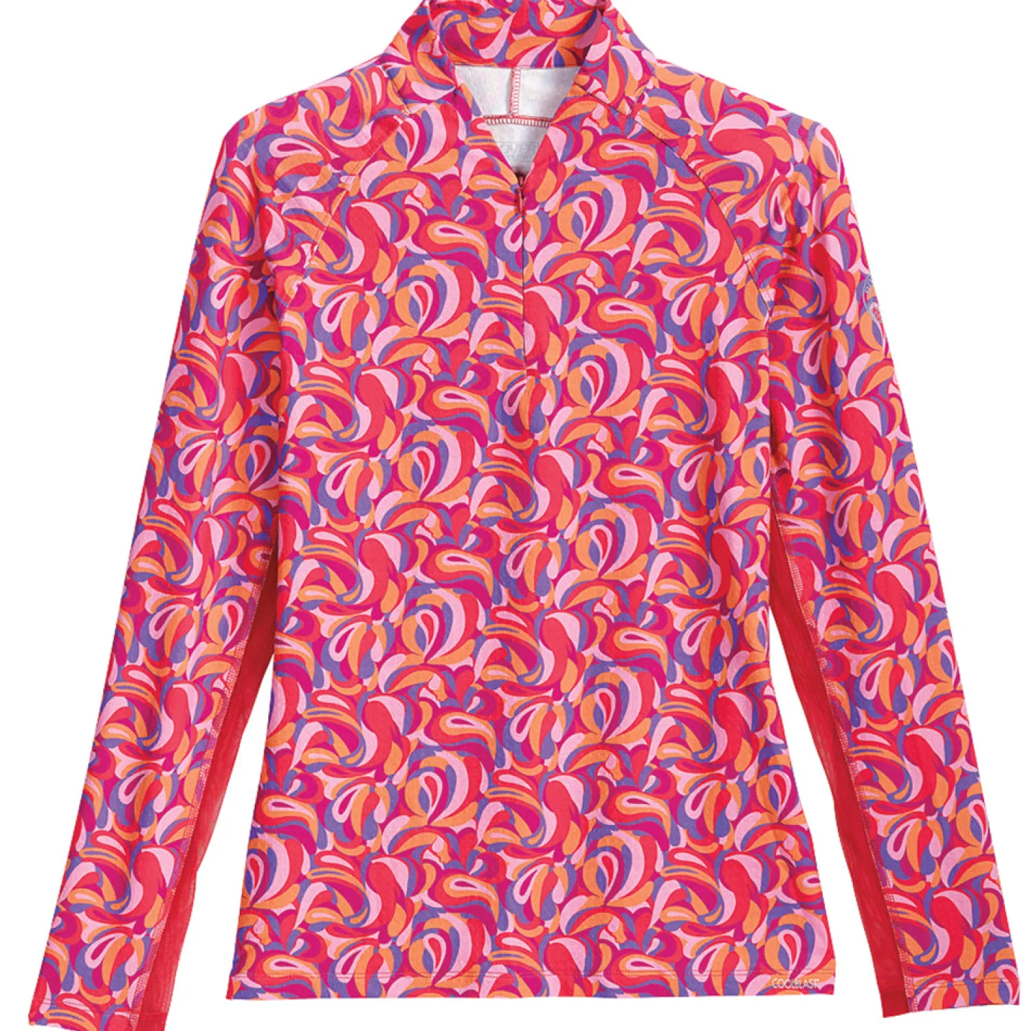 New KIRSCH CoolBlast® 100 Ladies’ Asti Long Sleeve Print Shirt Vivid Print