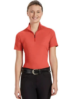 Clearance KIRSCH CoolBlast® 100 Ladies’ Juno Short Sleeve Shirt