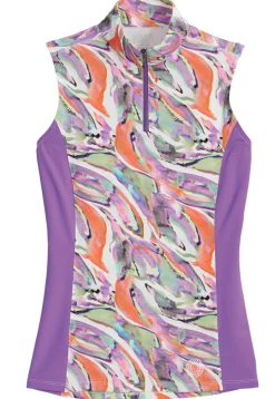 Outlet KIRSCH CoolBlast® 100 Ladies’ Lakeland Sleeveless Print Shirt