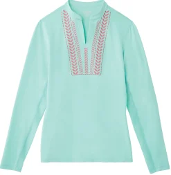 New KIRSCH CoolBlast® 100 Ladies’ Notch-V Long Sleeve Top