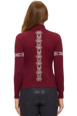 Outlet DANCING EQUESTRIAN Ladies’ "Snowflake" Sweater