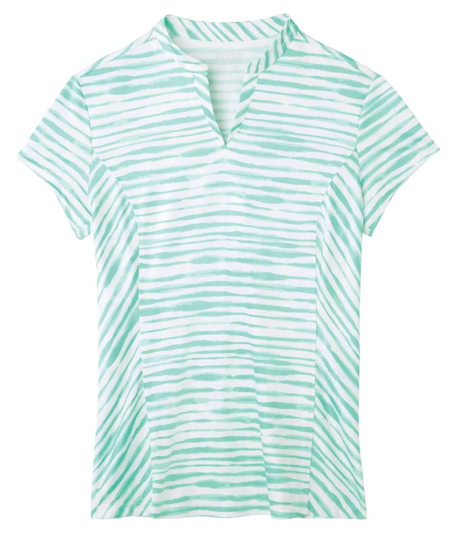 Best KIRSCH Dover Saddlery® Ladies’ Notch-V Stripe Short Sleeve Shirt