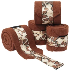 Outlet TEXT HORSE DS Premium Polo Wraps Giraffe