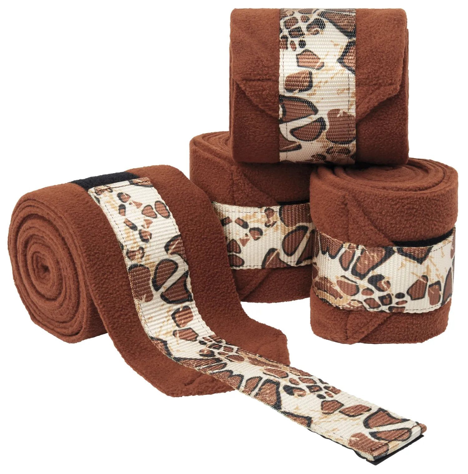 Outlet TEXT HORSE DS Premium Polo Wraps Giraffe