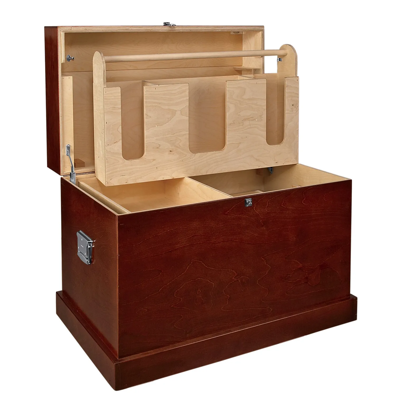 New PHOENIX WEST DS Hardwood Trunk with Bandage Lid