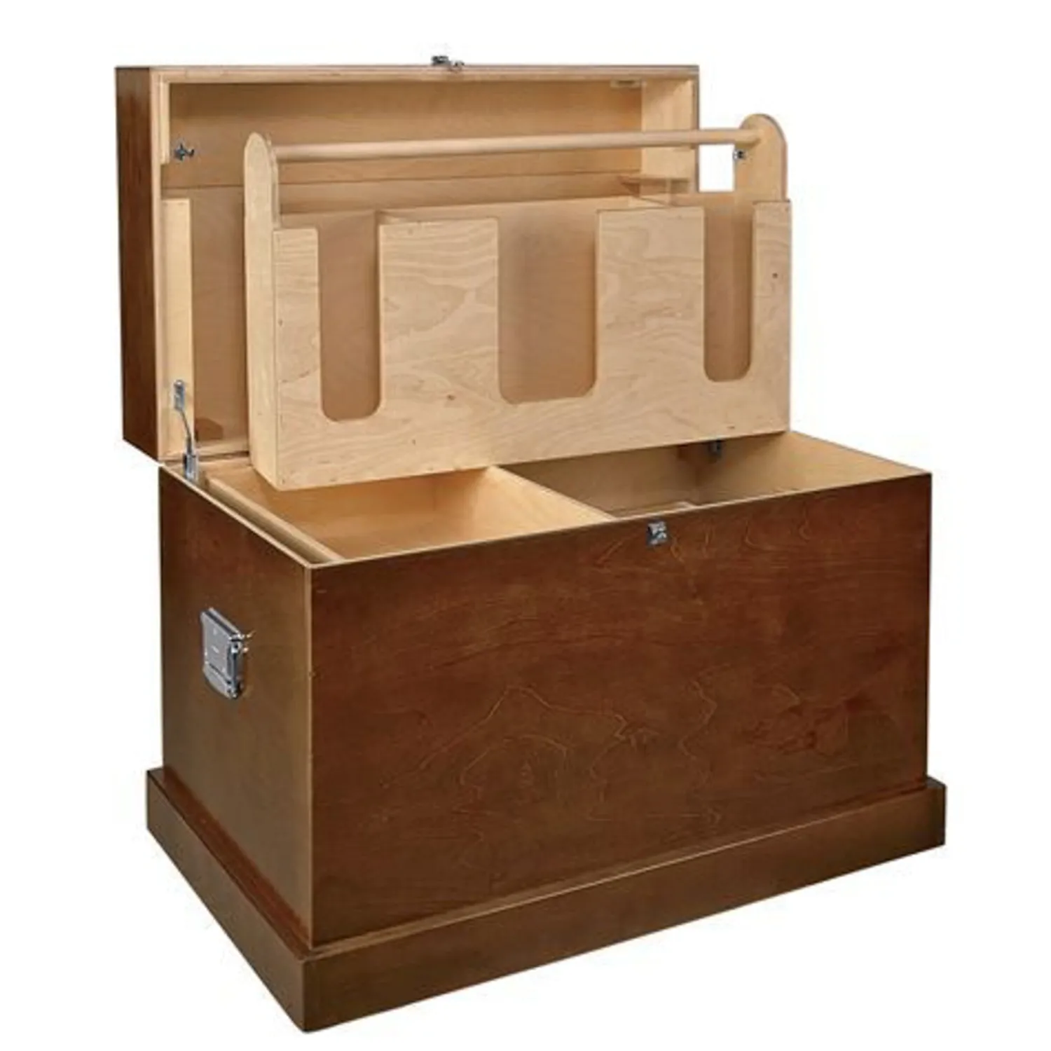 New PHOENIX WEST DS Hardwood Trunk with Bandage Lid