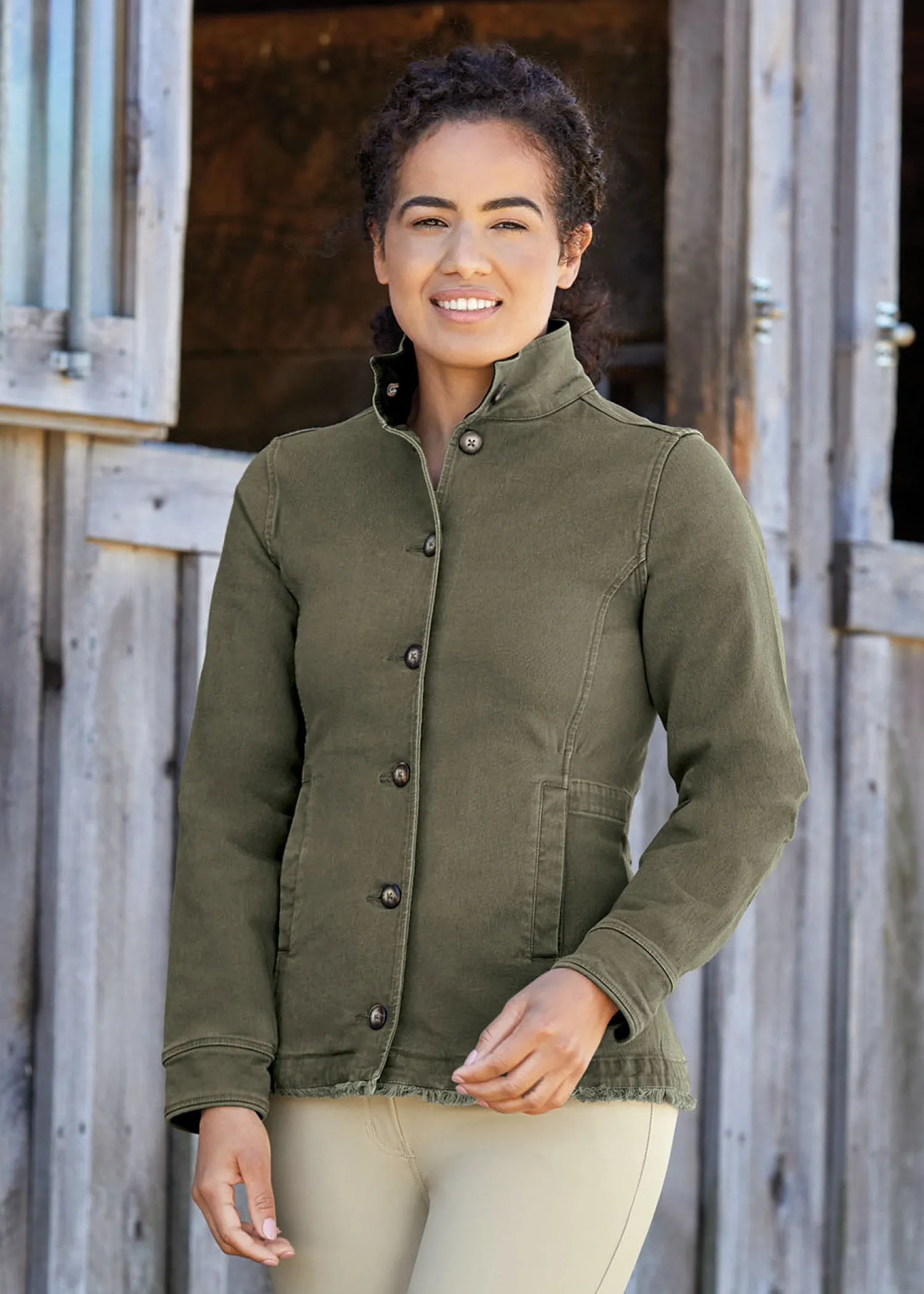 Sale KIRSCH DS Ladies’ Barn Coat Distressed Hemlock