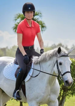 Best KIRSCH DS Ladies’ Iva Short Sleeve Polo Shirt