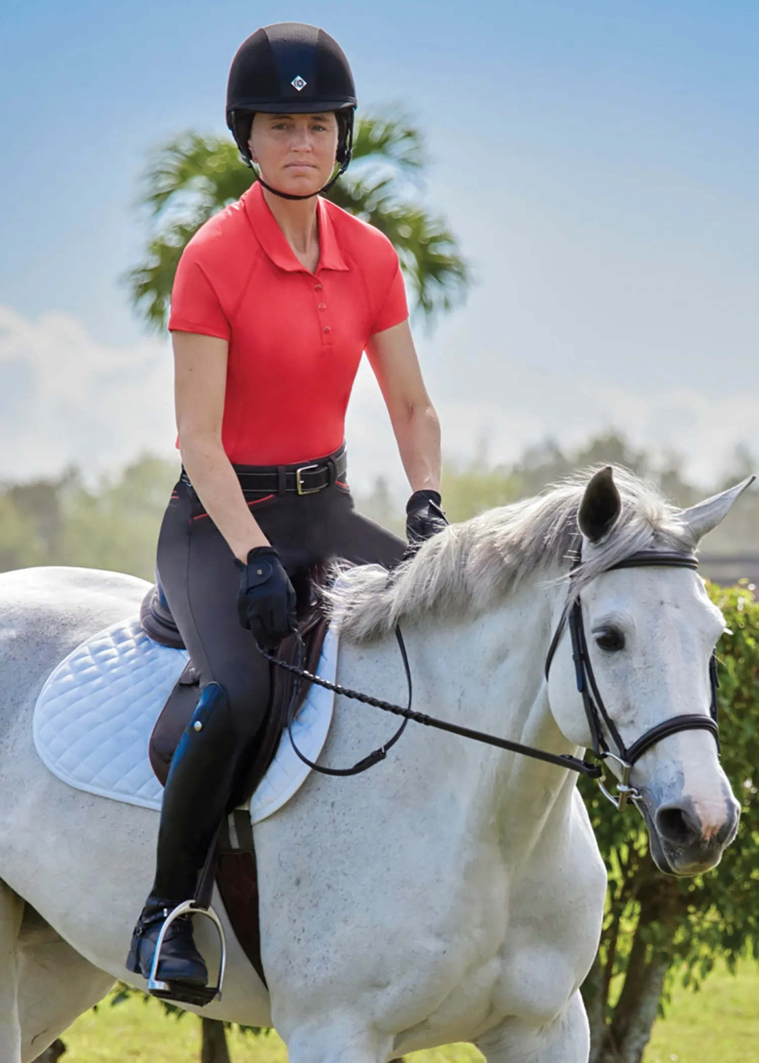 Best KIRSCH DS Ladies’ Iva Short Sleeve Polo Shirt