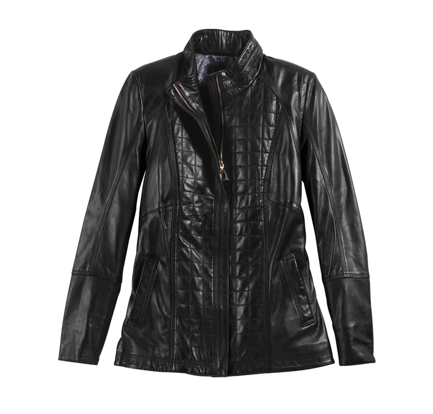 Online RAMJEE LEATHERS DS Ladies’ Moto Leather Jacket Black