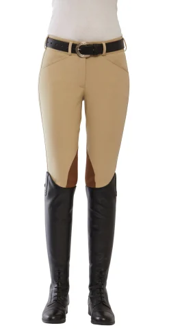 Sale SUPERHOUSE DS Ladies' Wellesley Competition Knee-Patch Breech Tan