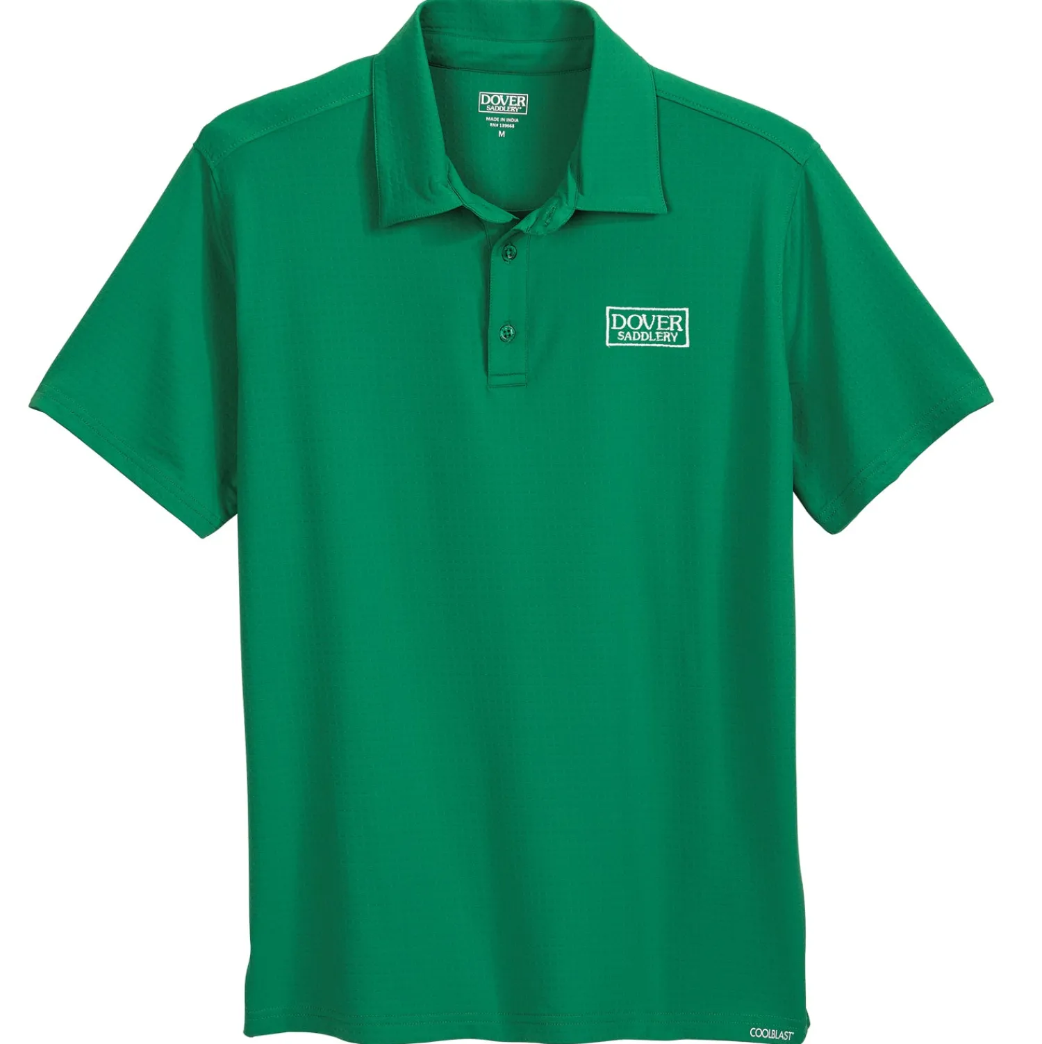 New KIRSCH DS Men’s Special Edition Embroidered CoolBlast® 100 Polo Shirt Dover Green