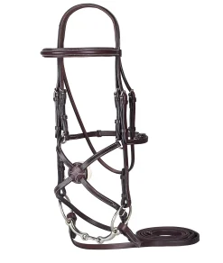 Clearance HARMOHN KRAFT DS Premier Figure-8 Bridle Chocolate