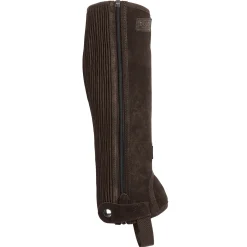 Outlet S.K. SHOES AND BOOTS DS Suede Half Chaps with Silicone Grip Patch