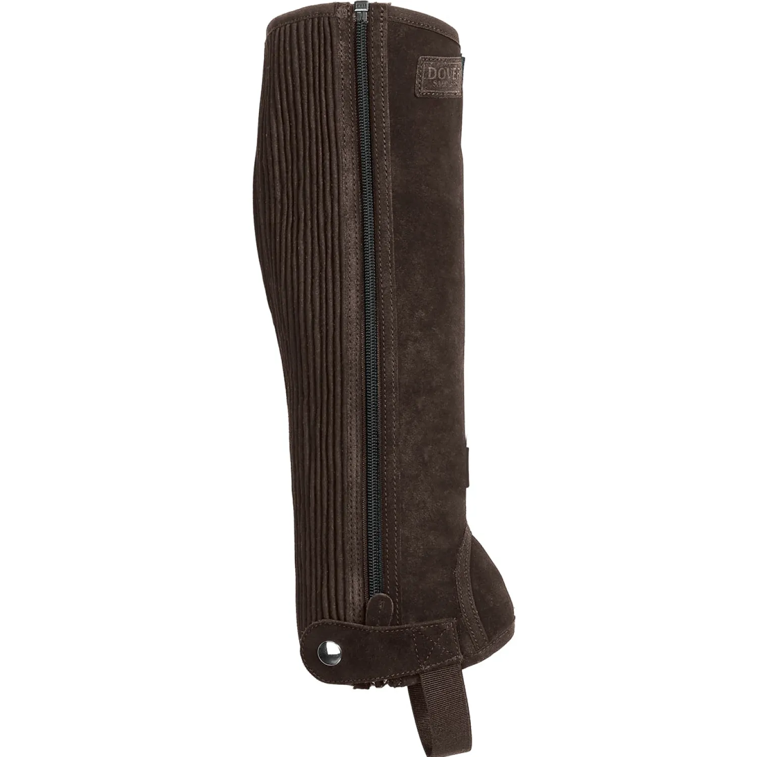 Outlet S.K. SHOES AND BOOTS DS Suede Half Chaps with Silicone Grip Patch