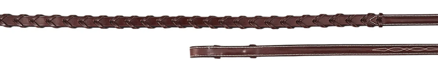 Discount KENTUCKY HORSEWEAR Dy'on® Classic Laced Reins Brown
