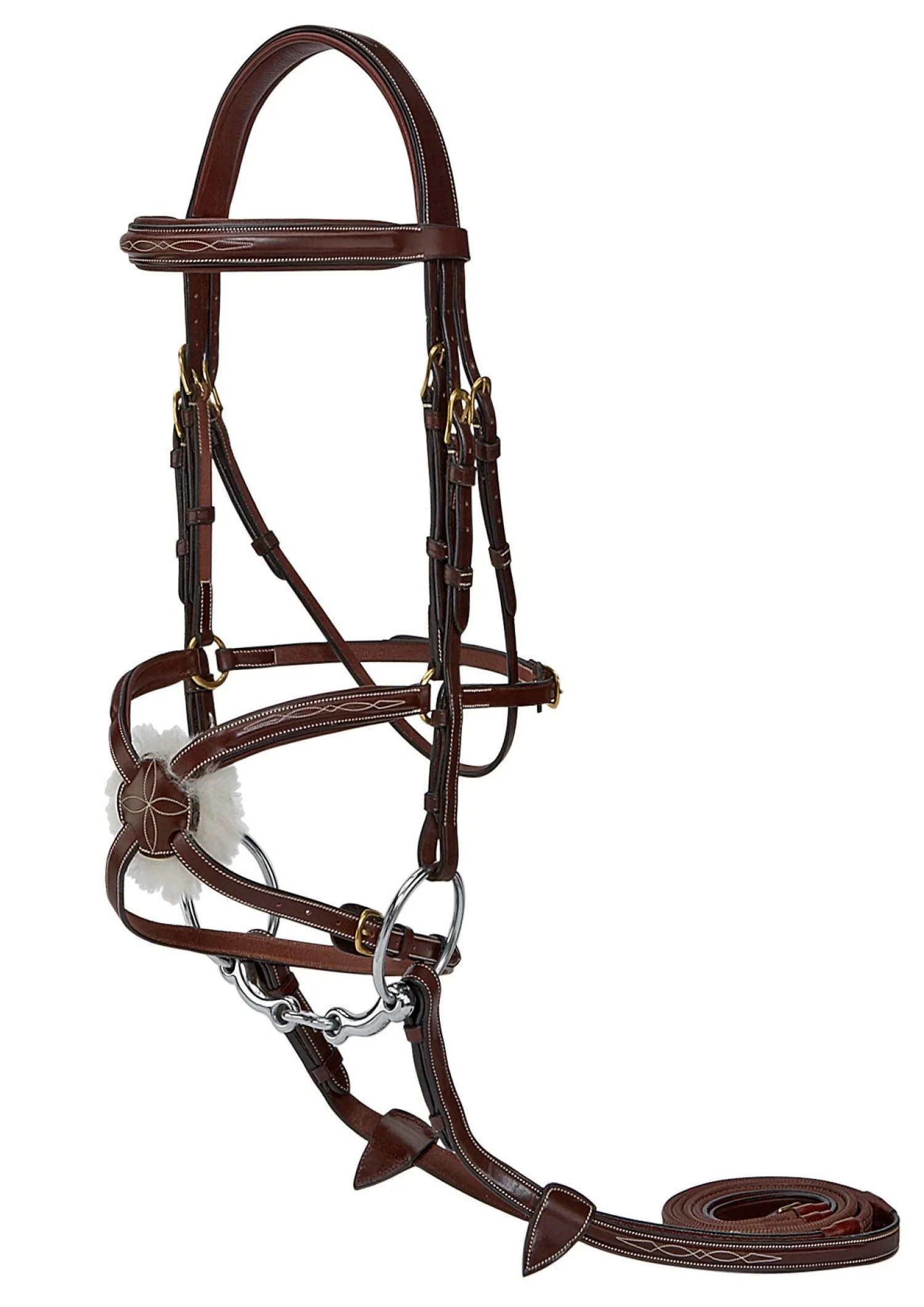 KENTUCKY HORSEWEAR Dy'on® Figure-8 Bridle Brown