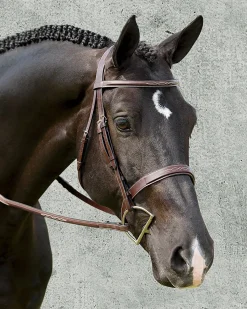 Clearance DY ON Dy'on® Wide Nose Hunter Bridle Brown