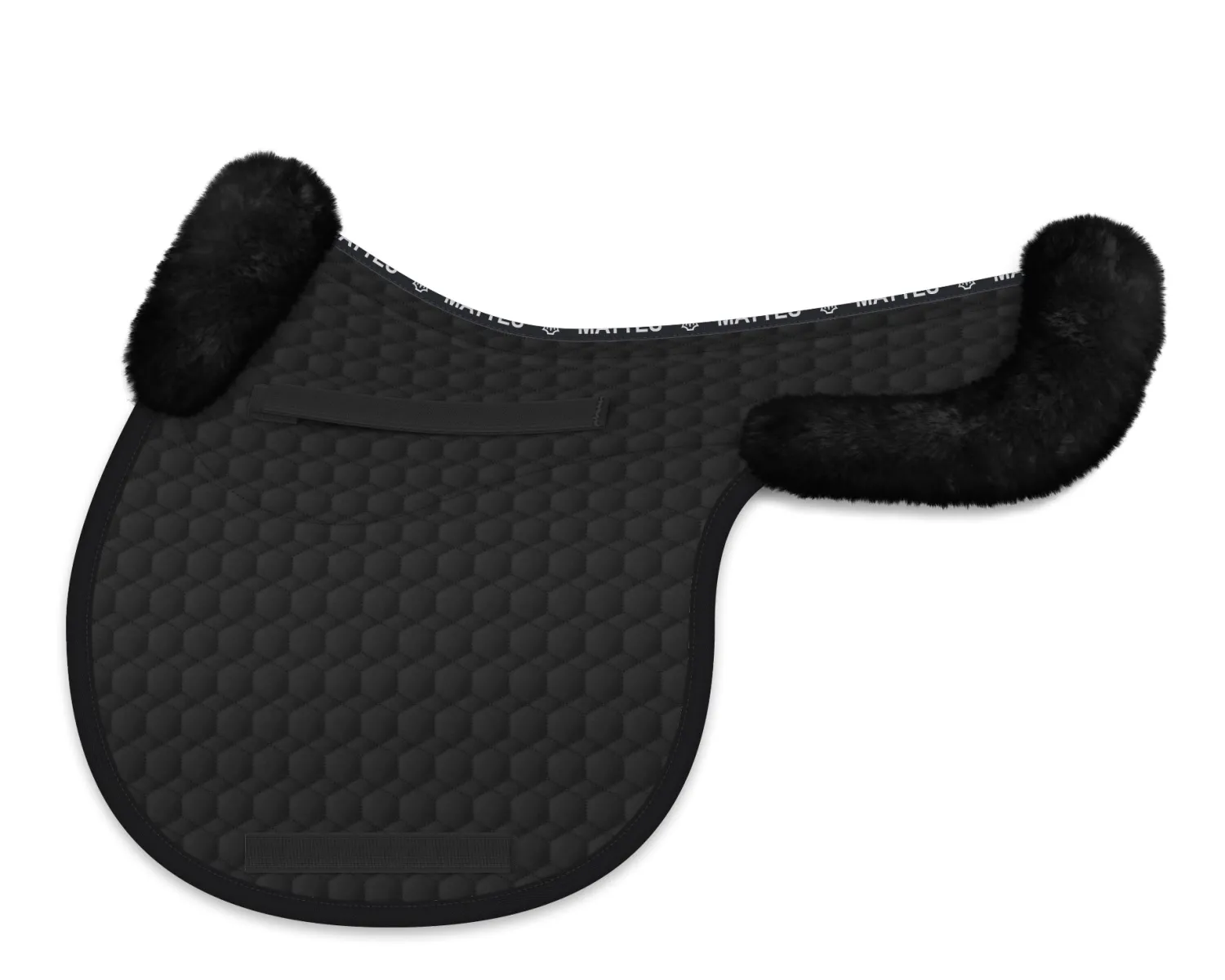 Clearance WORLD EQUSTRN BRNDS E.A. Mattes All-Purpose Contour Pad with Rear Trim & Bare Flaps