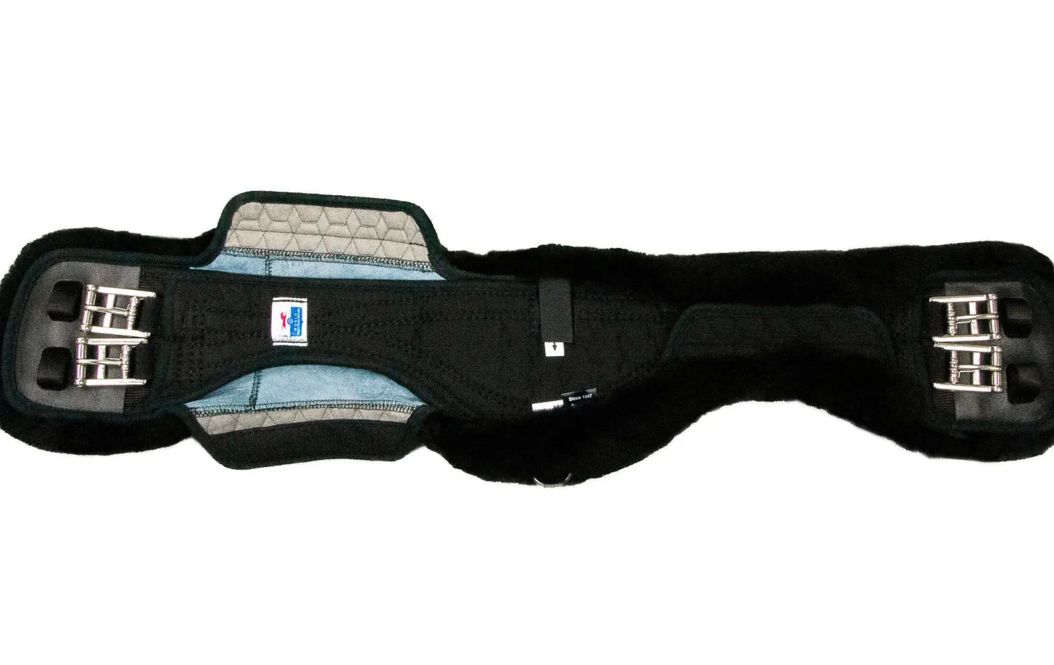 New WORLD EQUSTRN BRNDS E.A. Mattes Asymmetric Short Girth with Detachable Cover